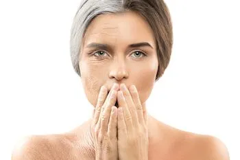 woman aging