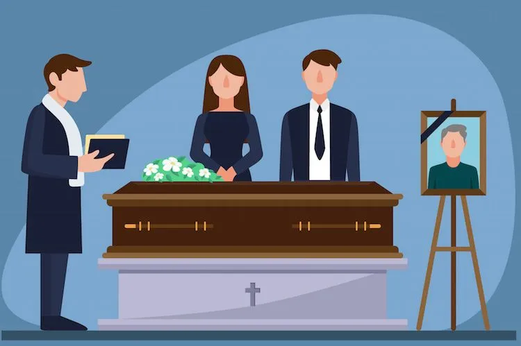 funeral gathering