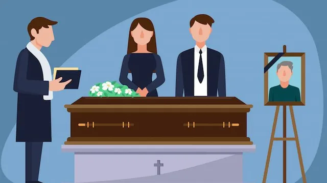 funeral gathering