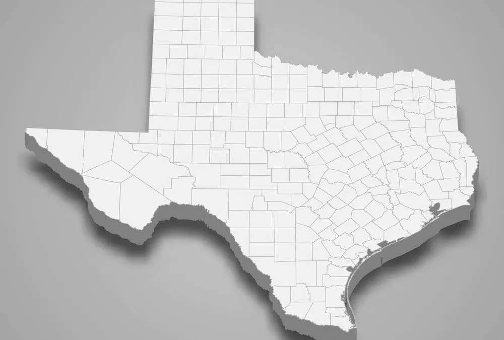 map of texas income tax laws